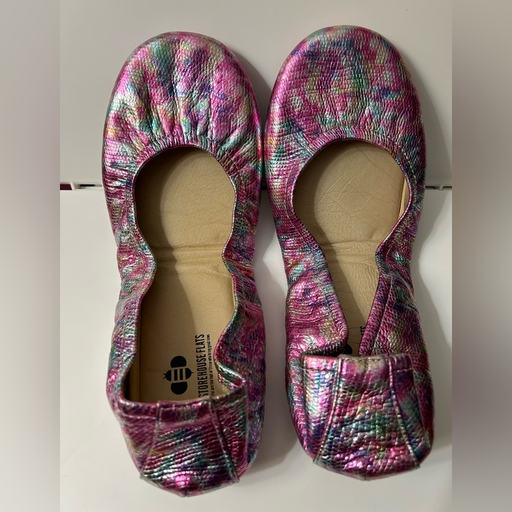 Storehouse Leather Flats Size 10 Tutti Frutti Dreams